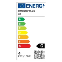 WG - Led lampa WG U2 leather / brown