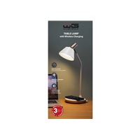 WG - Led lampička s bezdrátovým nabíjením WG Karel, bílá