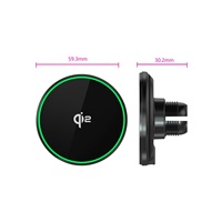 WG - Nabíječka do auta WG 40, bezdrátová 15W s Qi2, pro iPhony podporující MagSafe, černá