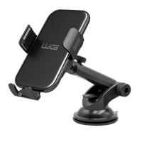 WG - Nabíječka do auta WG 41, bezdrátová 15W, 2 druhy úchytů, černá