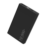 WG - Power Bank 10000 mAh,  USB-C PD 20W + USB-A 22.5W, černá