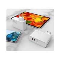 WG - Síťová nabíječka GaN 3x USB 120W, 1x USB-A + 2x USB-C, bílá