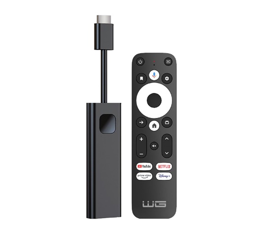 WG - WG Smart TV Stick 4K s Androidem, černá
