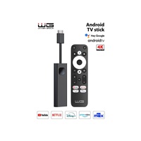 WG - WG Smart TV Stick 4K s Androidem, černá