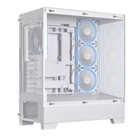 BAZAR ASUS case A31 PLUS TG ARGB, Mid Tower, Průhledná bočnice, 4x120mm ARGB Fan, ARGB Hub, bílá (POŠKOZENÝ OBAL)