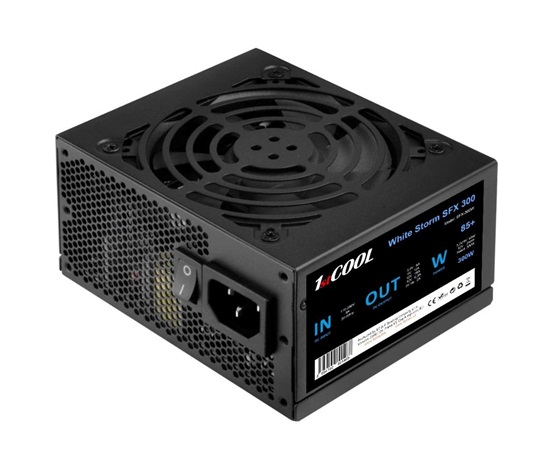 1stCOOL Zdroj White Storm SFX 300 85+, 300W, SFX, černá