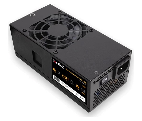 1stCOOL Zdroj Golden Worker TFX 300 88+, 300W, TFX, černá