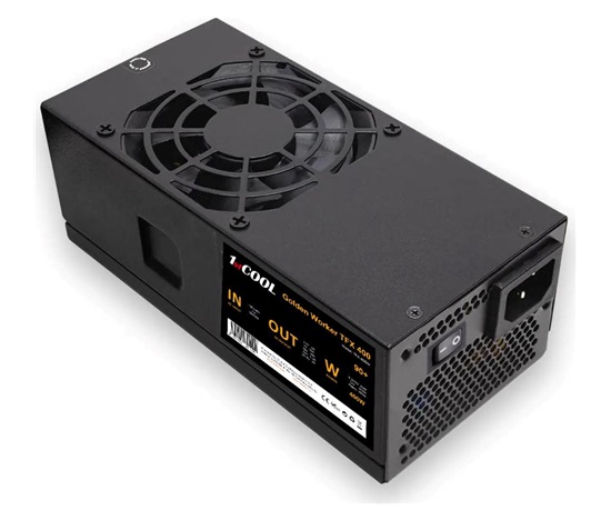1stCOOL Zdroj Golden Worker TFX 400 88+, 400W, TFX, černá
