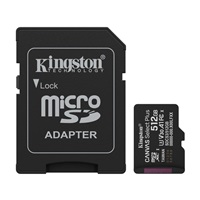 Kingston MicroSDXC karta 512GB Canvas Select Plus, U3, V30, A1, SD Adaptér