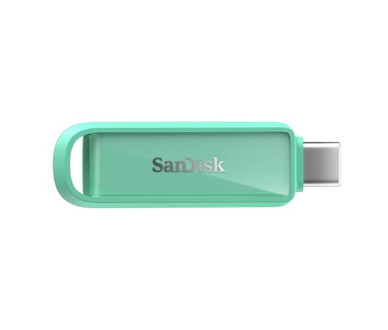 SanDisk Flash Disk 256GB iXpand Phone Drive USB-C, zelená