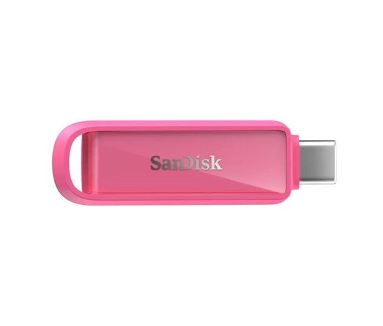SanDisk Flash Disk 512GB iXpand Phone Drive USB-C, růžová