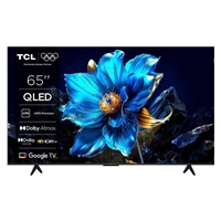 TCL 65" TV, QLED, 4K Ultra HD, HDR, Google TV, LAN, Wi-Fi, HDMI, Chromecast, Miracast, AirPlay