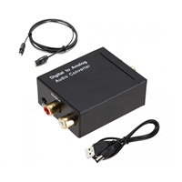 WG - Převodník digitálního signálu na analog - RCA L/R 3,5 mm, black