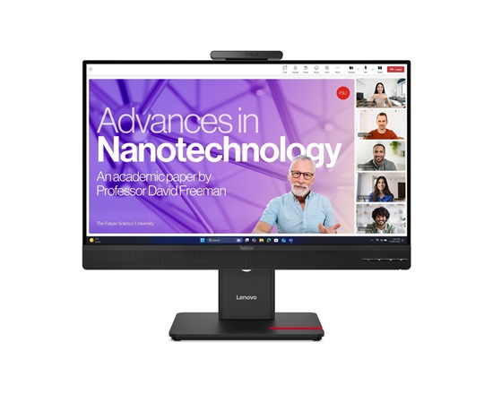 LENOVO LCD T24-4v - 23.8",IPS,16:9,1920x1080,120Hz,1500:1,4ms(GtG),VGA,HDMI,DP,USB Hub,cam,Pivot
