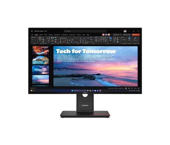 LENOVO LCD T27QD-40+MC60 - 27",IPS,16:9,2560x1440,120Hz,350cd,1500:1,4ms,HDMI,DP,DPout,DC,USBHub,USB-C(96W PD),RJ45,Pivo