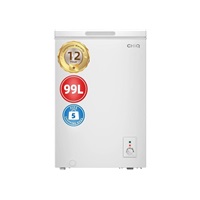 CHiQ FCF98DE pultový mrazák + 12 let záruka na kompresor (bez registrace), 99l, -24 °C do 5 °C (mrazák - lednice), low frost