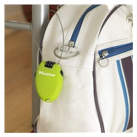 Master Lock Zatahovací kabelový zámek 4603EURD  - hnědý