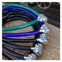 Master Lock Ocelové kombinační lanko na kolo  8631_55cm, fialové