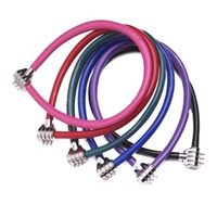 Master Lock Ocelové kombinační lanko na kolo  8631_55cm, fialové