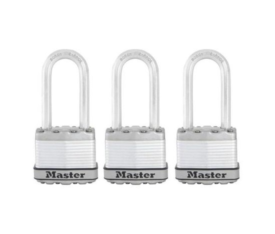 Master Lock Titanový visací zámek -  Excell - 45mm (3 ks / blistr)