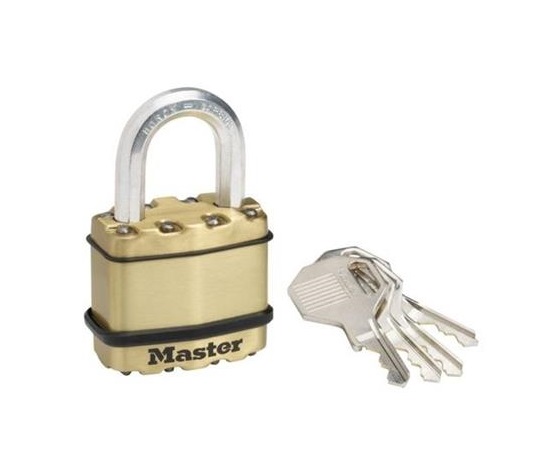 Master Lock Mosazný visací zámek -  Excell - 45mm