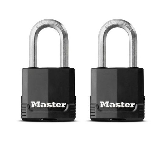 Master Lock Visací zámek z vrstvené oceli  -  Excell - 48mm (2 ks / blistr)