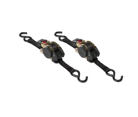 Master Lock Upínací popruhy se zatahovací ráčnou a háčky  - 300 cm (2 ks/blistr)