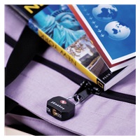 Master Lock Visací zámek  TSA - černý (2 ks / blistr)