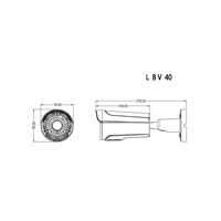 Veria AHD bullet kamera  LBV40AD400V-L