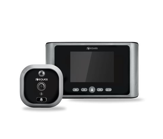 Eques Digitální dveřní kukátko GREETER PLUS R06 (Grey)
