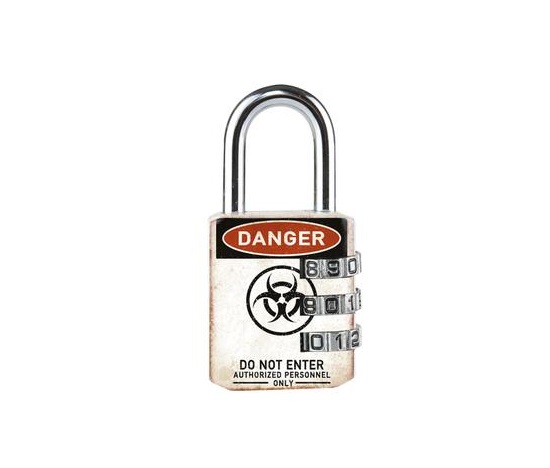 Master Lock Kombinační visací zámek  1509EURDWARN - 30mm