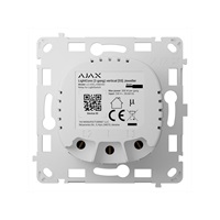 Ajax  LightCore (2-gang) vertical - Relé pro LightSwitch (spínač řazení 5-lustrový)