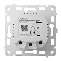 Ajax  LightCore (1-gang) vertical - Relé pro LightSwitch (spínač řazení 1)