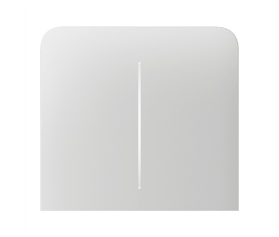 Ajax  SideButton (2-gang) vertical - Boční dvou tlačítko, vertikální instalace, bílá