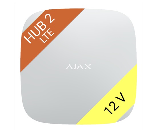 Ajax  Hub 2 4G (8EU/ECG) ASP 12V white