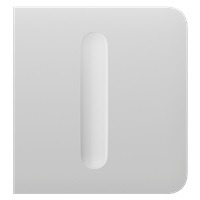 Ajax  SideButton (Dimmer) - Boční kryt stmívatelného tlačítka, bílá