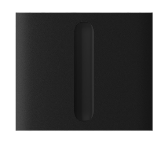 Ajax  CenterButton (Dimmer) vertical - Středový kryt stmívatelného tlačítka, vertikální instalace, černá