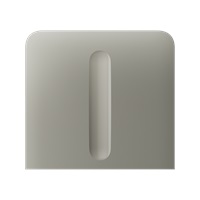 Ajax  SideButton (Dimmer) vertical - Boční kryt stmívatelného tlačítka, vertikální instalace, olivová
