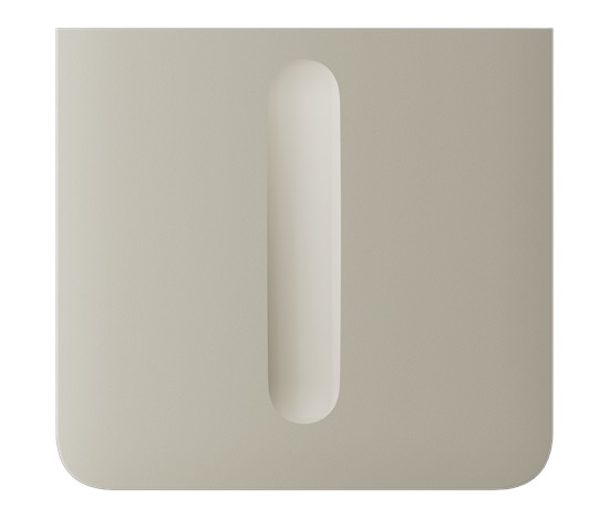 Ajax  SideButton (Dimmer) vertical - Boční kryt stmívatelného tlačítka, vertikální instalace, slonovinová kost