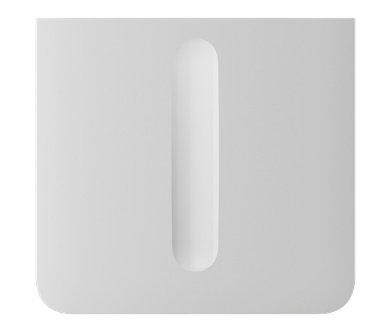 Ajax  SideButton (Dimmer) vertical - Boční kryt stmívatelného tlačítka, vertikální instalace, bílá