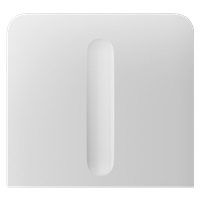 Ajax  SideButton (Dimmer) vertical - Boční kryt stmívatelného tlačítka, vertikální instalace, bílá