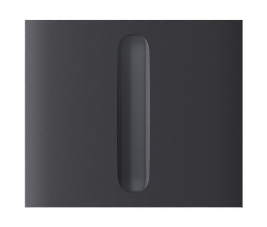 Ajax  CenterButton (Dimmer) vertical - Středový kryt stmívatelného tlačítka, vertikální instalace, grafitová