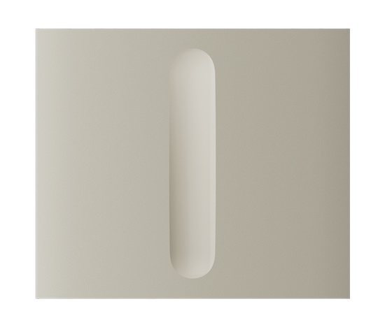 Ajax  CenterButton (Dimmer) vertical - Středový kryt stmívatelného tlačítka, vertikální instalace, slonová kost