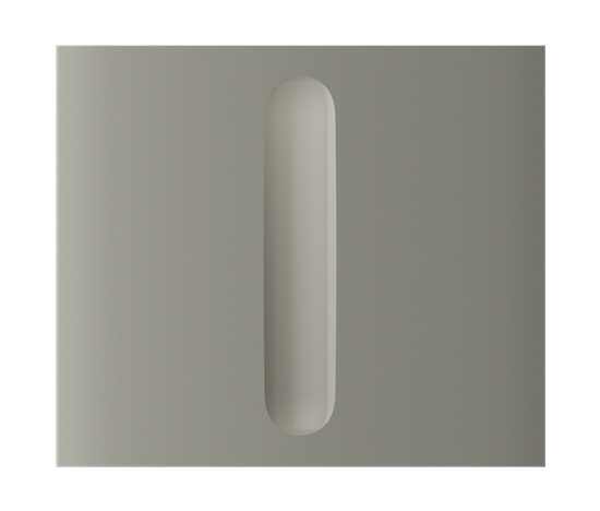 Ajax  CenterButton (Dimmer) vertical - Středový kryt stmívatelného tlačítka, vertikální instalace, olivová