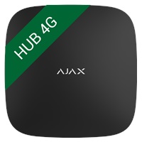 Ajax  StarterKit 4G black + SpaceControl black - ZDARMA