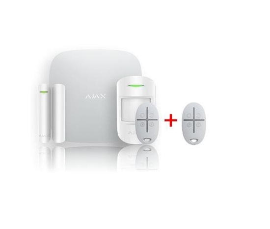 Ajax  StarterKit 4G white + SpaceControl white - ZDARMA