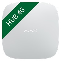 Ajax  StarterKit 4G white + SpaceControl white - ZDARMA