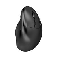 C-TECH Myš VEM-12, Vertikální, Bezdrátová, černá