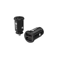 C-TECH Nabíječka do auta UCC-03, 2xUSB, černá