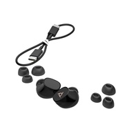 HP Renew Poly Voyager Free 20 Black Earbuds +Basic Charge Case